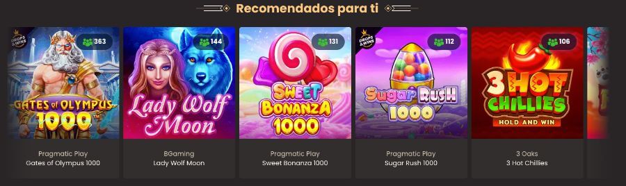 Juegos disponibles en National Casino Perú