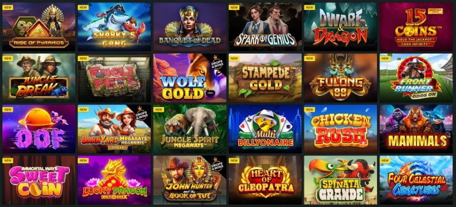 Tragamonedas variados en Whamoo Casino online